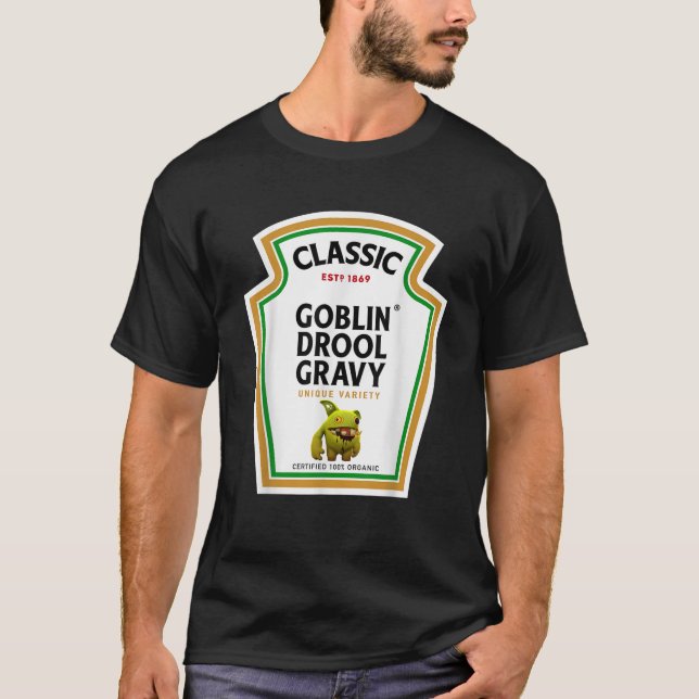 Halloween Condition Flasche Goblin Drool Gravy Pot T-Shirt (Vorderseite)