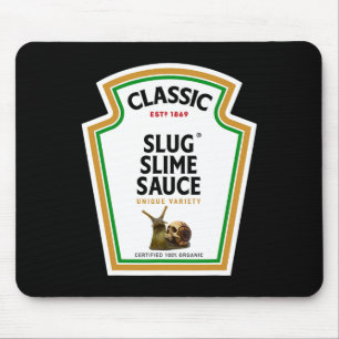 Halloween Condition Sauce Flasche Slug Slime Sauce Mousepad