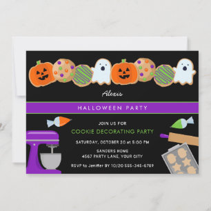 HALLOWEEN COOKIE-PARTY EINLADUNG
