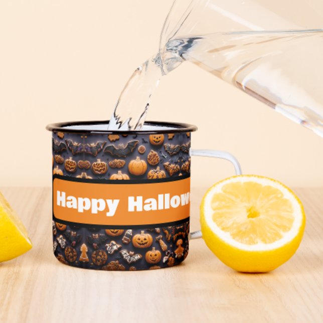 Halloween Cookies Lebkuchen Tasse (Von Creator hochgeladen)