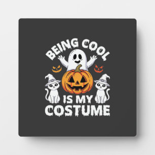 Halloween Cool Sein Ist Mein Kostüm Geist Design Fotoplatte
