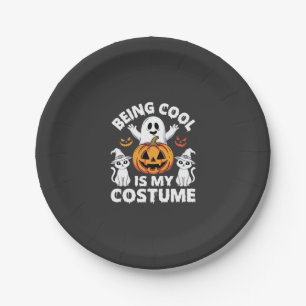 Halloween Cool Sein Ist Mein Kostüm Geist Design Pappteller