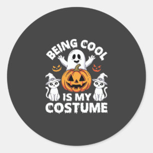 Halloween Cool Sein Ist Mein Kostüm Gespenster Des Runder Aufkleber