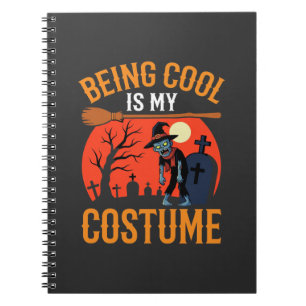 Halloween Cool Sein Ist Mein Kostüm Zombie Design Notizblock