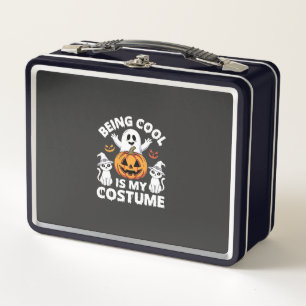 Halloween cool zu sein ist mein Kostüm-Geister-Des Metall Brotdose