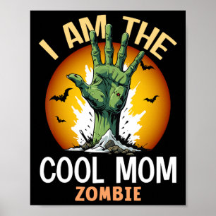 Halloween Coole Mama Zombie-Kostüm Poster