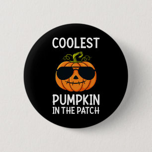 Halloween Cooler Kürbis in die Patchboys-Girls Button