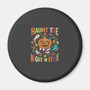 Halloween Cooler Kürbiskopf Magnet