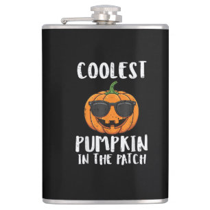 Halloween Coolste Kürbis-Patch-Kostüm Männer Junge Flachmann
