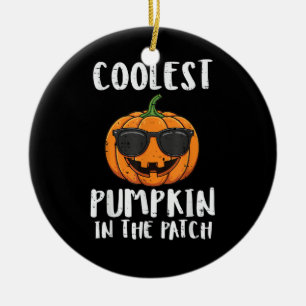 Halloween Coolste Kürbis-Patch-Kostüm Männer Junge Keramik Ornament
