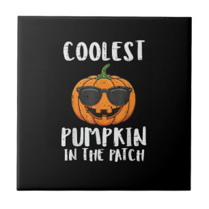 Halloween Coolste Kürbisfeld-Kostüm Männer Jungen Fliese