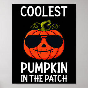 Halloween Coolster Kürbis in den Patch Fun Boys Gi Poster