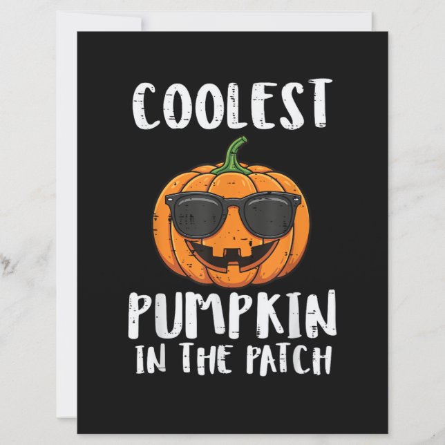 Halloween Coolster Kürbis-Patch-Kostüm Männer Jung (Vorderseite)