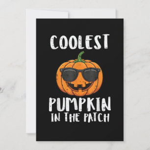 Halloween Coolster Kürbis-Patch-Kostüm Männer Jung Einladung