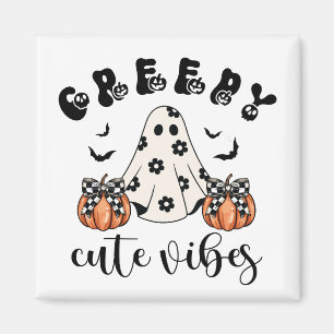 Halloween Coquette Creepy Niedlich Vibes Magnet