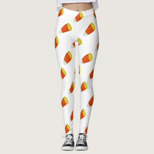 halloween corn candies leggings