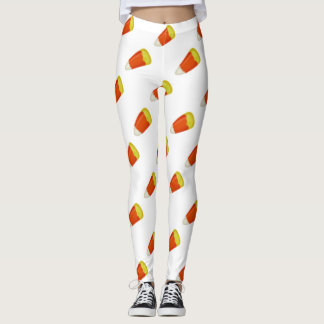 halloween corn candies leggings