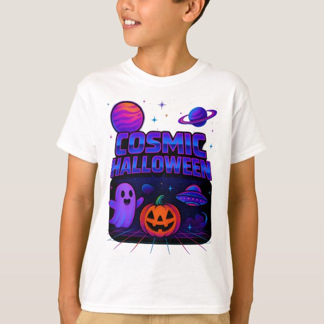 Halloween Cosmic Clothes Space Galaxy Unisex T-Shirt (Vorderseite)