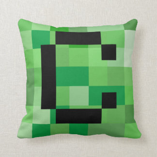 Halloween Cosplay Initial Letter C RPG Gamer Pixel Kissen