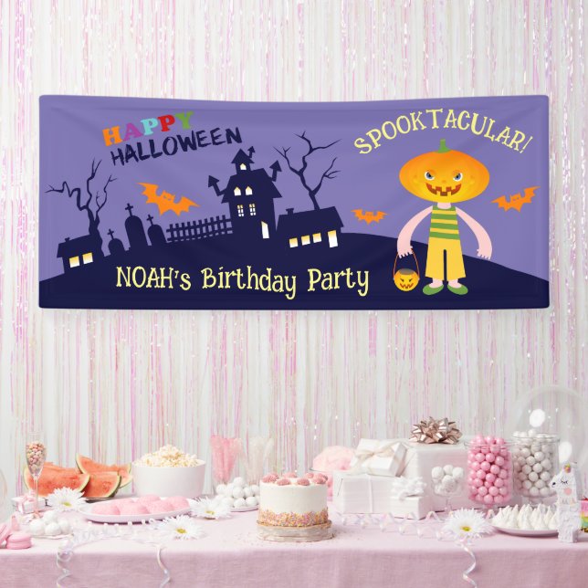 Halloween Costume Boy Geburtstagsparty Banner (Party)
