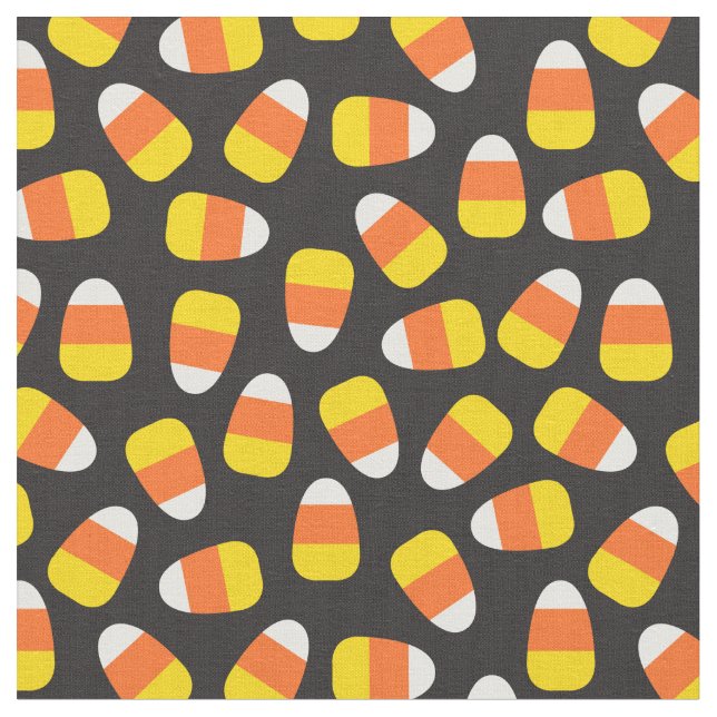 Halloween Costume Candy Corn Gemustert Stoff (Nahaufnahme)