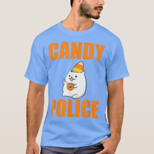 Halloween Costume Candy Police Candy Mais Katze Ni T-Shirt