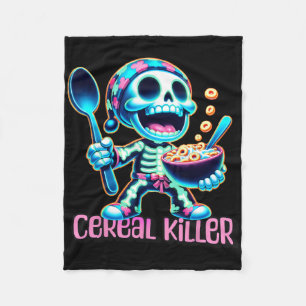 Halloween Costume Cereal Killer Funny Breakfast Ce Fleecedecke