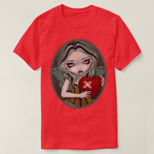 Halloween Costume Evil Broken Hearted Fairy T-Shirt (Design vorne)