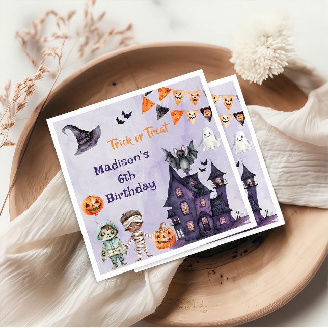 Halloween Costume Geburtstagsparty Napkins Serviette (Von Creator hochgeladen)