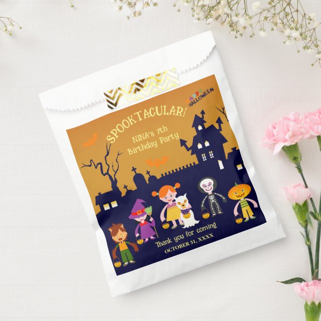 Halloween Costume Girl Geburtstagsparty Geschenktütchen (Versiegelt)