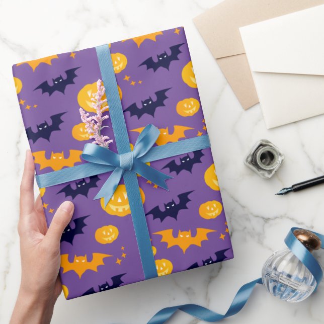Halloween Costume Girl Witz Geburtstagsparty Geschenkpapier (Schenken)