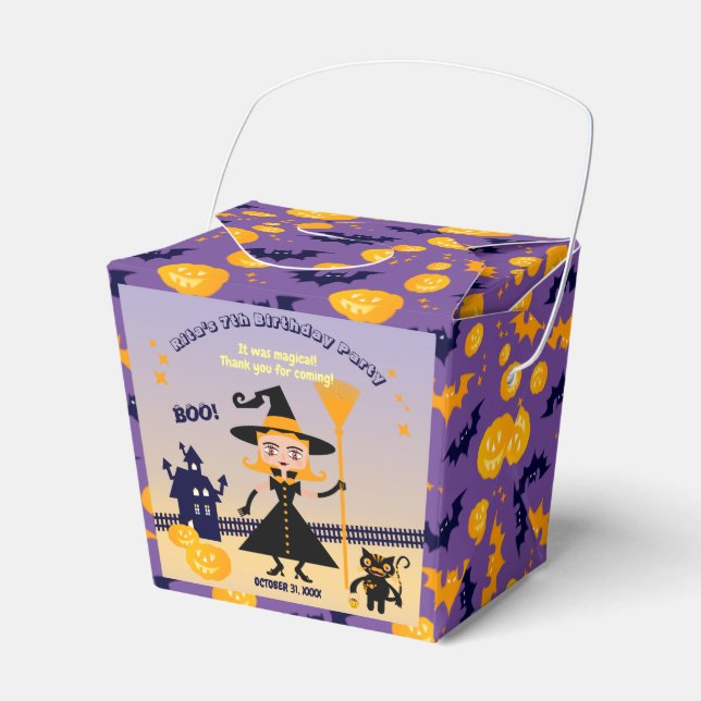 Halloween Costume Girl Witz Geburtstagsparty Geschenkschachtel (Vorderseite)