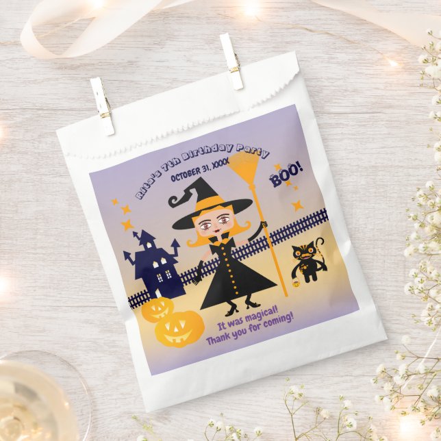 Halloween Costume Girl Witz Geburtstagsparty Geschenktütchen (Ausgeschnitten)