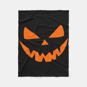 Halloween Costume Jack O' Lantern Pumpkin Face Wom Fleecedecke