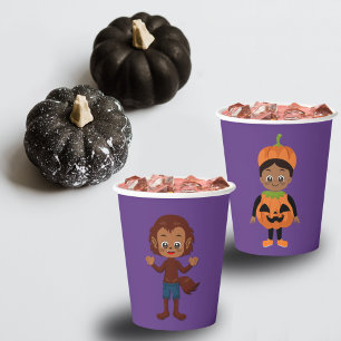 Halloween Costume Kids Party Pappbecher