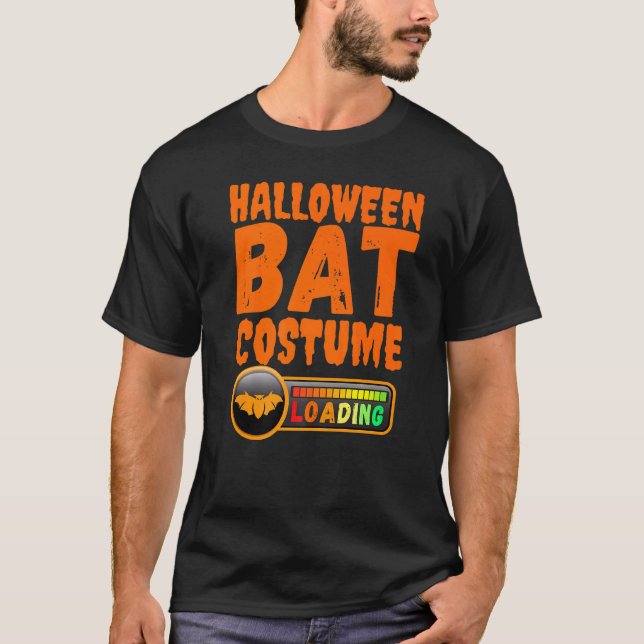 Halloween Costume Loading Vampire Bat Mama Vater B T-Shirt (Vorderseite)