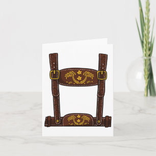 Halloween Costume - Mens Lederhosen Karte