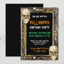 Halloween Costume Party Einladung