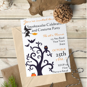 Halloween Costume Party Einladung