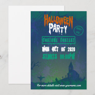Halloween Costume Party Einladung