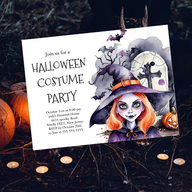 Halloween Costume Party Einladung | unheimlich (Von Creator hochgeladen)