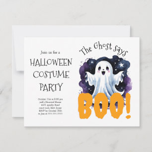 Halloween Costume Party Einladung unheimlich