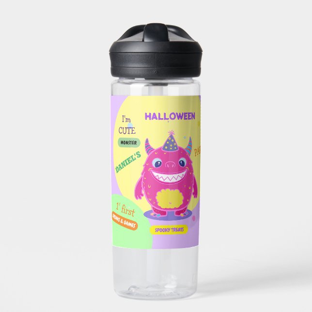 Halloween Costume Party Monsters lustiger Tanz Trinkflasche (Vorderseite)