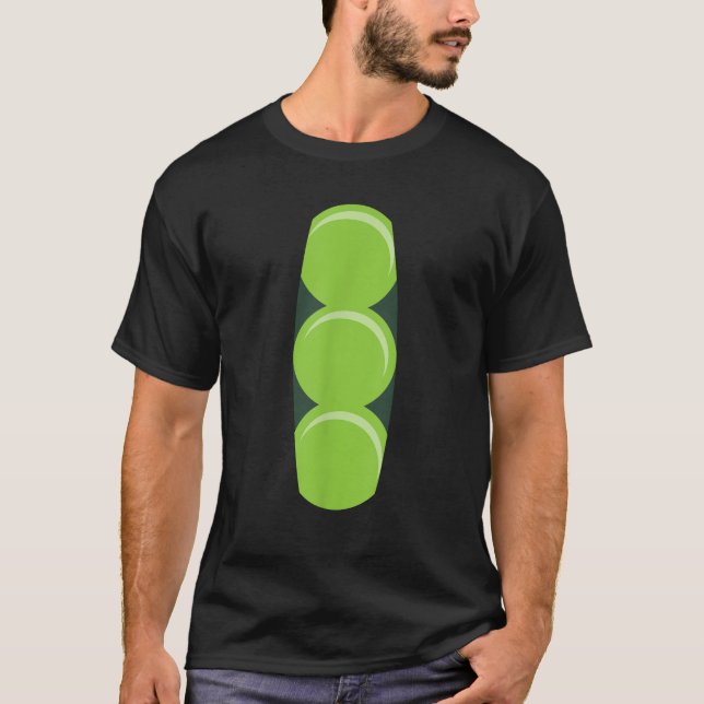 Halloween Costume Peas in A Pod Funny Matching  T-Shirt (Vorderseite)