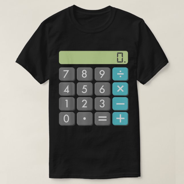 Halloween Costume Shirt Math Geek Cool (Design vorne)