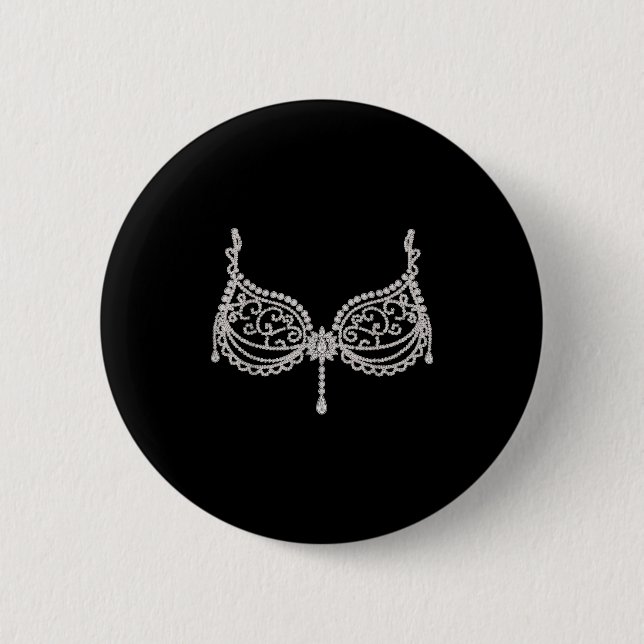 Halloween Costume Show Girl  Button (Vorderseite)