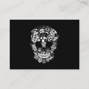 Halloween Costume Skull Rottweiler Hundeliebhaber Visitenkarte