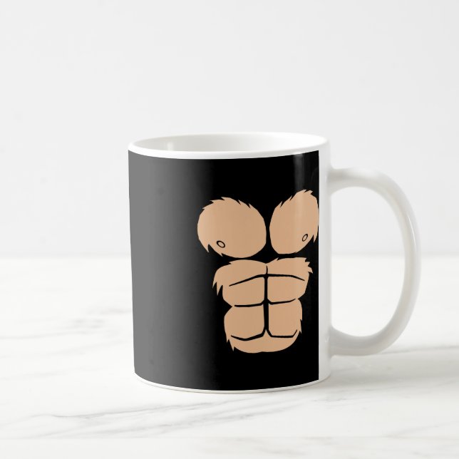 Halloween Costume Spaß Monkey Gorilla Anzug Ha Kaffeetasse (Rechts)