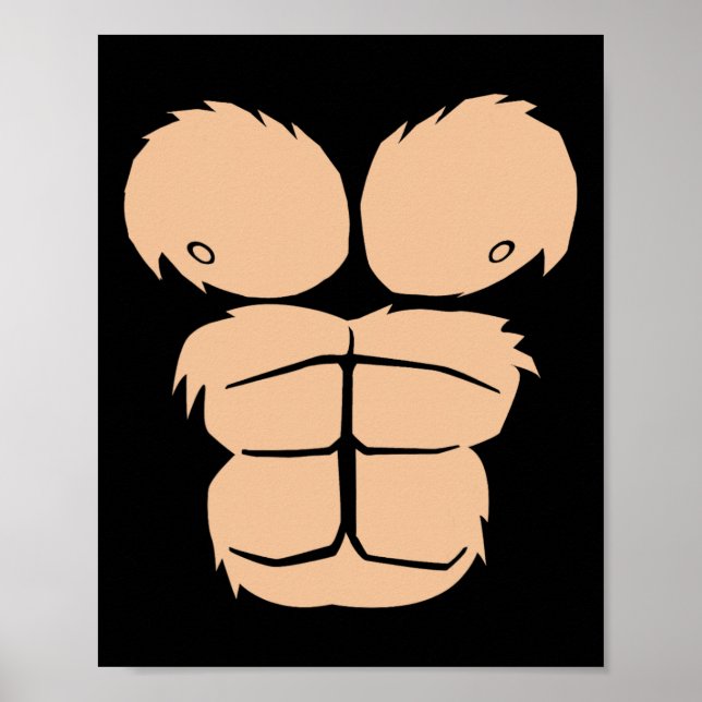 Halloween Costume Spaß Monkey Gorilla Anzug Ha Poster (Vorne)