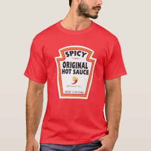 Halloween Costume Spicy Chili Sauce Bottl T-Shirt